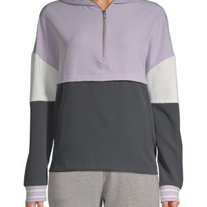 Avia Color Block Quarter Zip Size Large